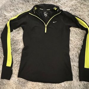 Black Nike dry fit half zip